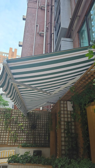 Awning Addition to a Wanchai Apartment’s Outdoor Space