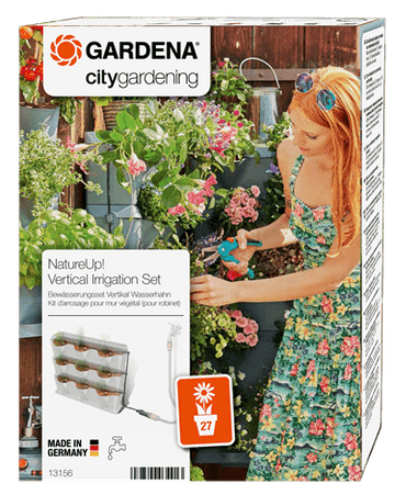 Gardena NatureUp! Irrigation Set Vertical Water Tap Garden Plus