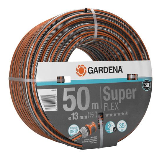 Gardena Premium SuperFLEX Hose 13 mm (1/2"), 50 m Garden Plus