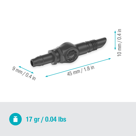 Gardena Connector 4.6 mm (3/16") Garden Plus