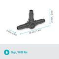 Gardena T-Joint 4.6 mm (3/16