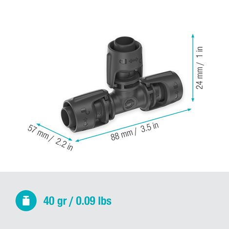 Gardena T-Joint 13 mm (1/2") Garden Plus