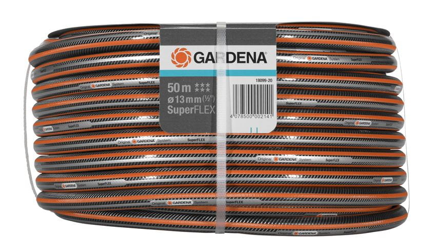 Gardena Premium SuperFLEX Hose 13 mm (1/2"), 50 m Garden Plus