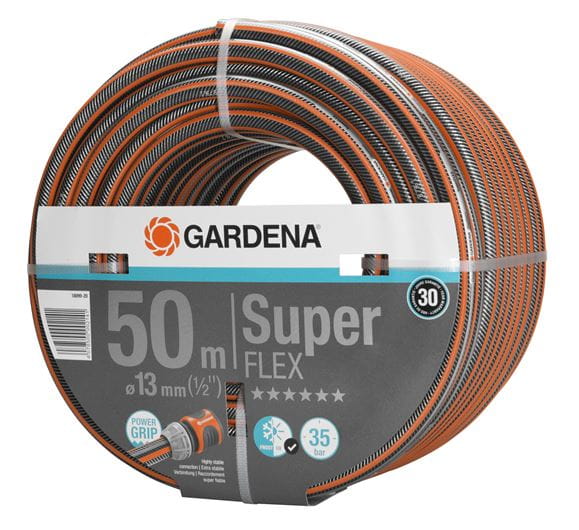 Gardena Premium SuperFLEX Hose 13 mm (1/2"), 50 m Garden Plus