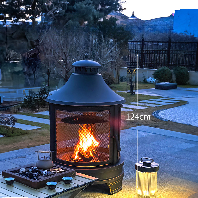 Dual-Purpose Outdoor Fire Pit