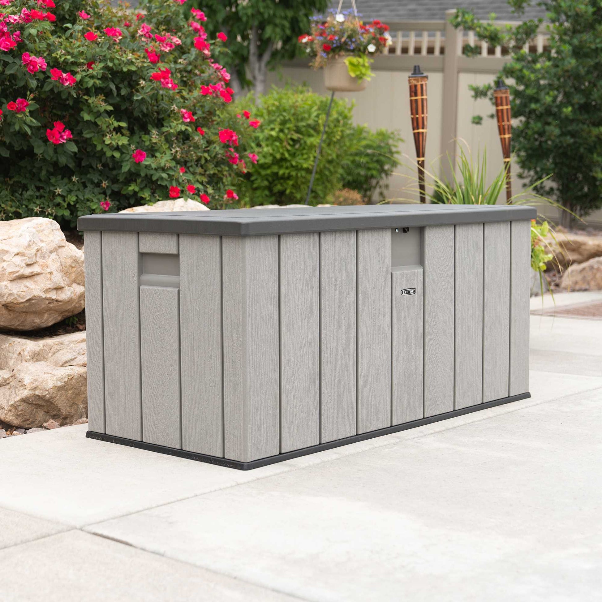 Lifetime Heavy-Duty Outdoor Storage Box, Model 60215