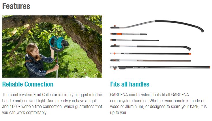 Gardena Combisystem Fruit Collector Garden Plus